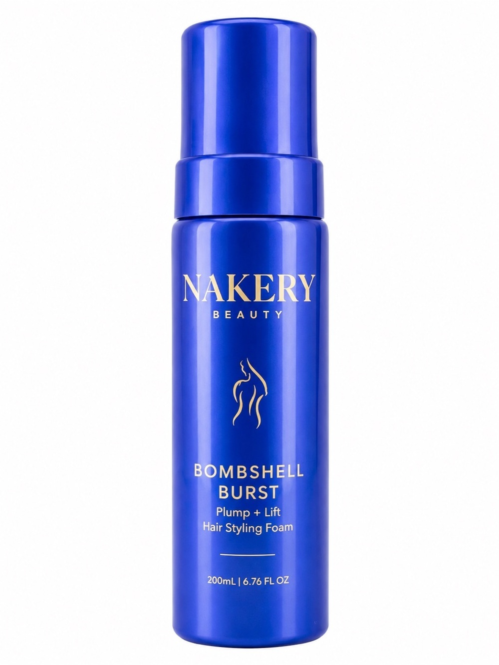 Nakery Beauty Bombshell Burst Plump Lift Hair Styling Foam Full Size 6.76oz